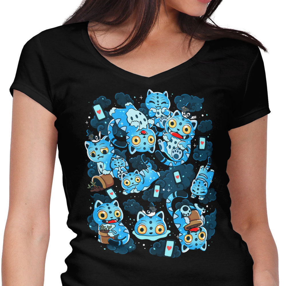 Tiger Magic Women's V-Neck - Adult & Kids T-Shirts, Sweatshirts & Hoodies apparel design preview 1