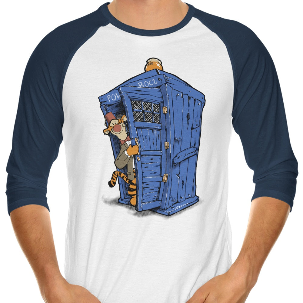 Tigger on the Inside 3/4 Sleeve Raglan - Adult & Kids T-Shirts, Sweatshirts & Hoodies apparel design preview 1