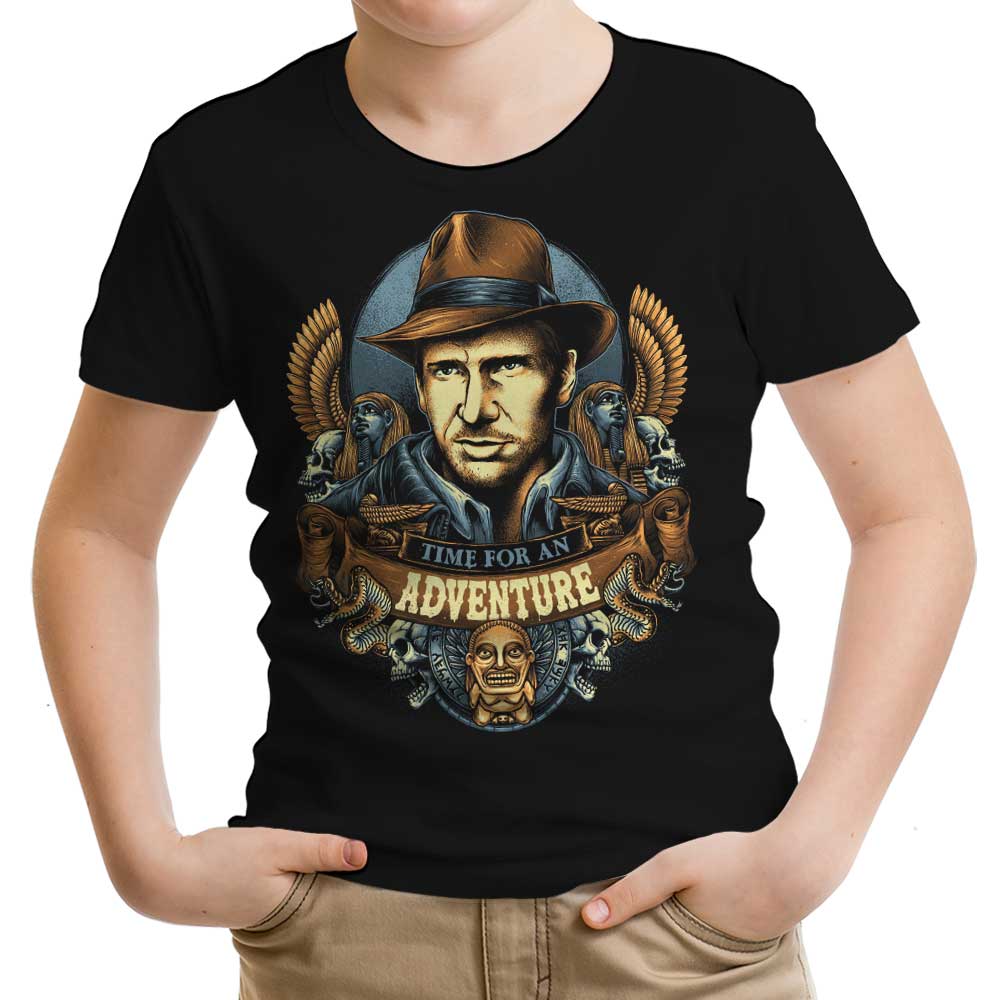 Time for an Adventure Youth Apparel - Adult & Kids T-Shirts, Sweatshirts & Hoodies apparel design preview 1