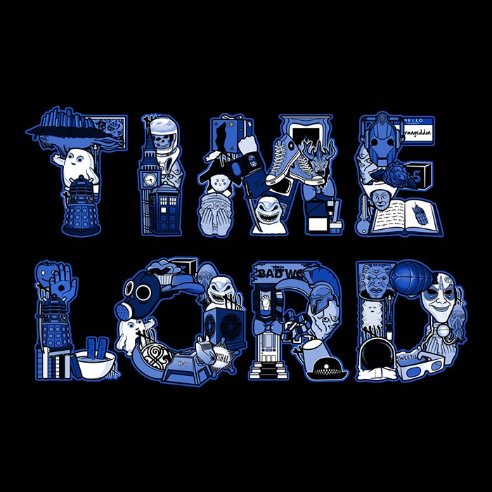 Time Lord - Adult & Kids T-Shirts, Sweatshirts & Hoodies apparel design preview 2