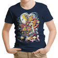 Time Traveling Warriors Youth Apparel - Adult & Kids T-Shirts, Sweatshirts & Hoodies apparel design preview 1