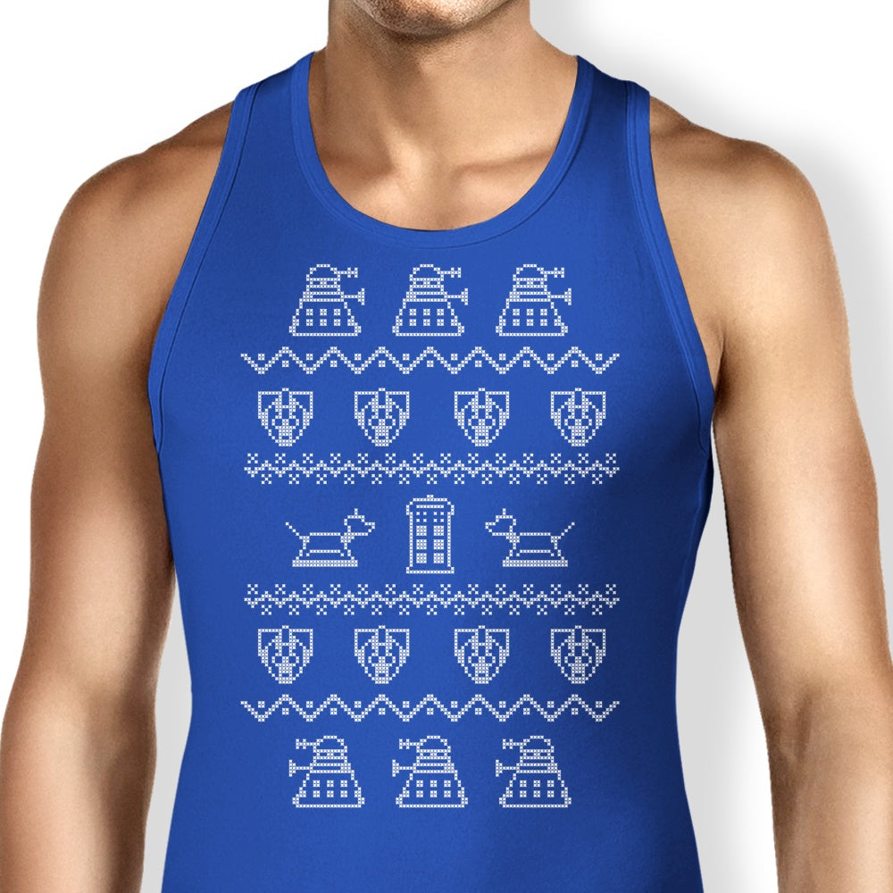 Timey Wimey Sweater Tank Top - Adult & Kids T-Shirts, Sweatshirts & Hoodies apparel design preview 1