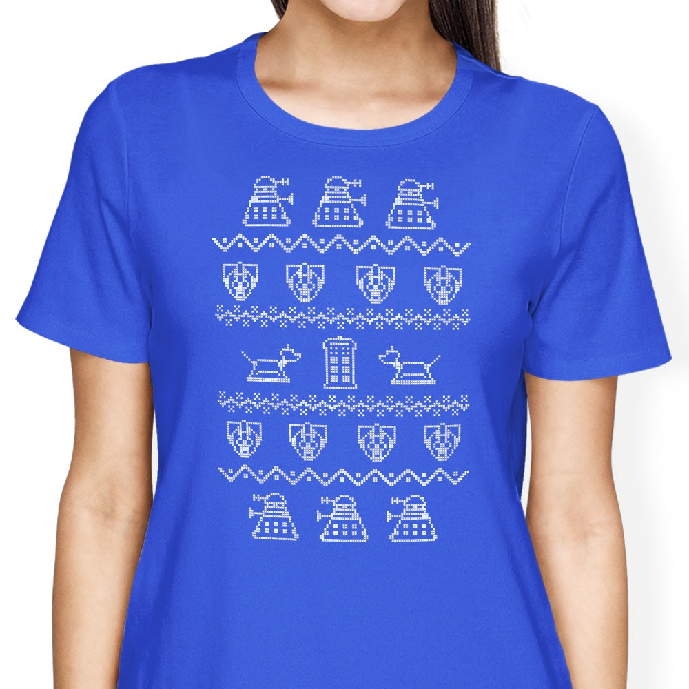 Timey Wimey Sweater Women's Apparel - Adult & Kids T-Shirts, Sweatshirts & Hoodies apparel design preview 2