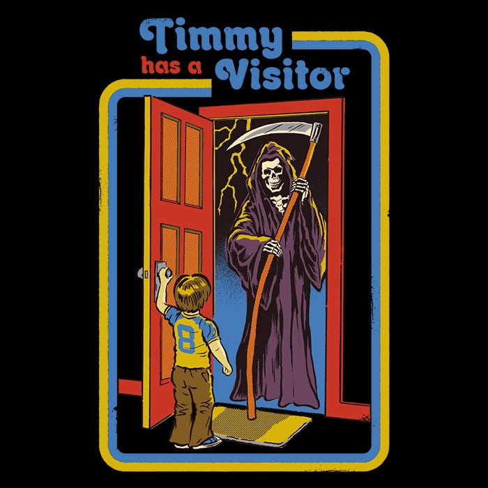 Timmy Has a Visitor - Adult & Kids T-Shirts, Sweatshirts & Hoodies apparel design preview 2
