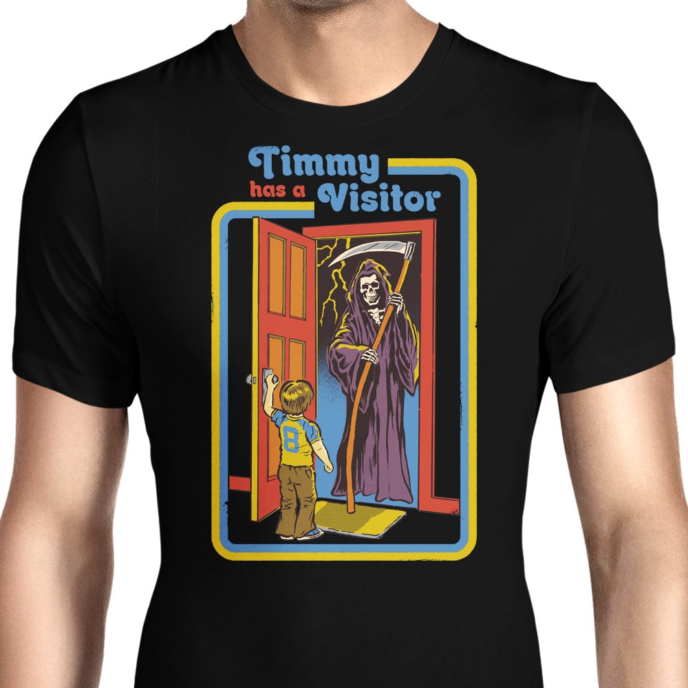 Timmy Has a Visitor Men's Apparel - Adult & Kids T-Shirts, Sweatshirts & Hoodies apparel design preview 1