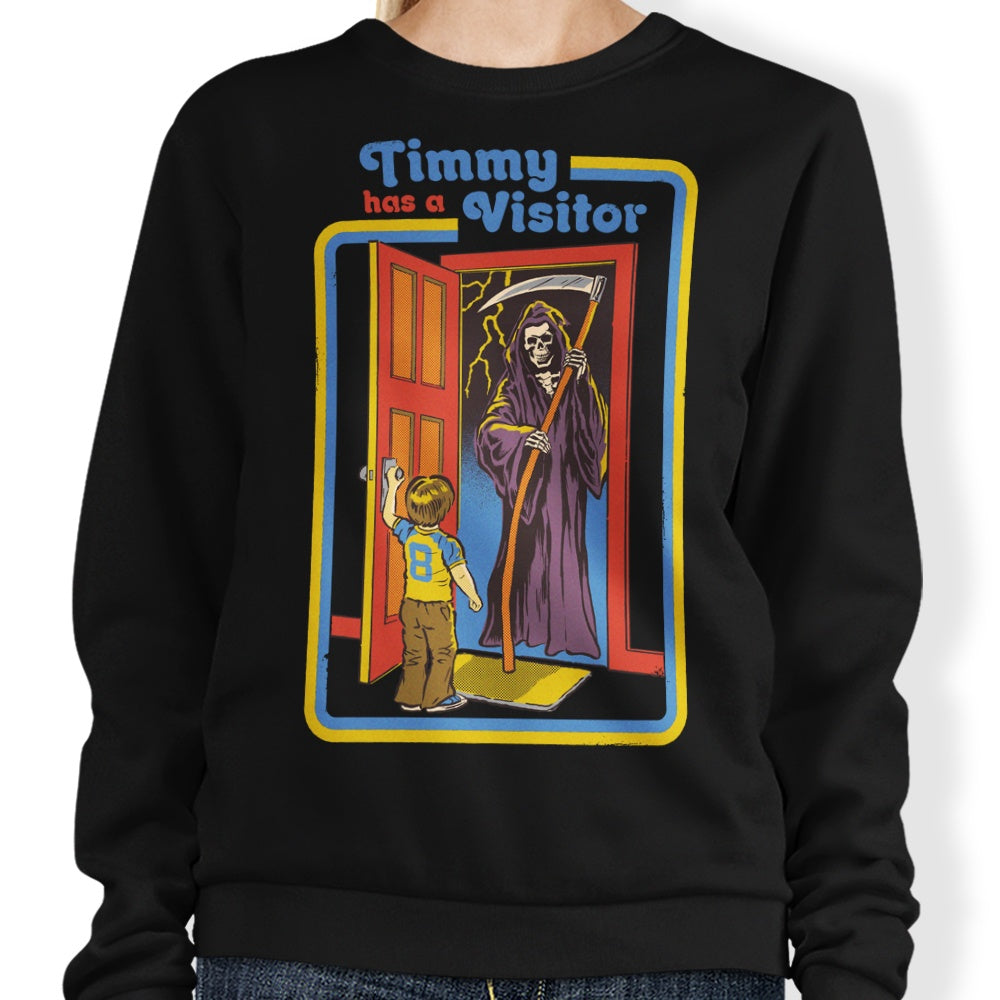 Timmy Has a Visitor - Adult & Kids T-Shirts, Sweatshirts & Hoodies apparel design preview 1