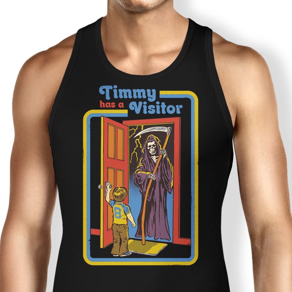 Timmy Has a Visitor Tank Top - Adult & Kids T-Shirts, Sweatshirts & Hoodies apparel design preview 1