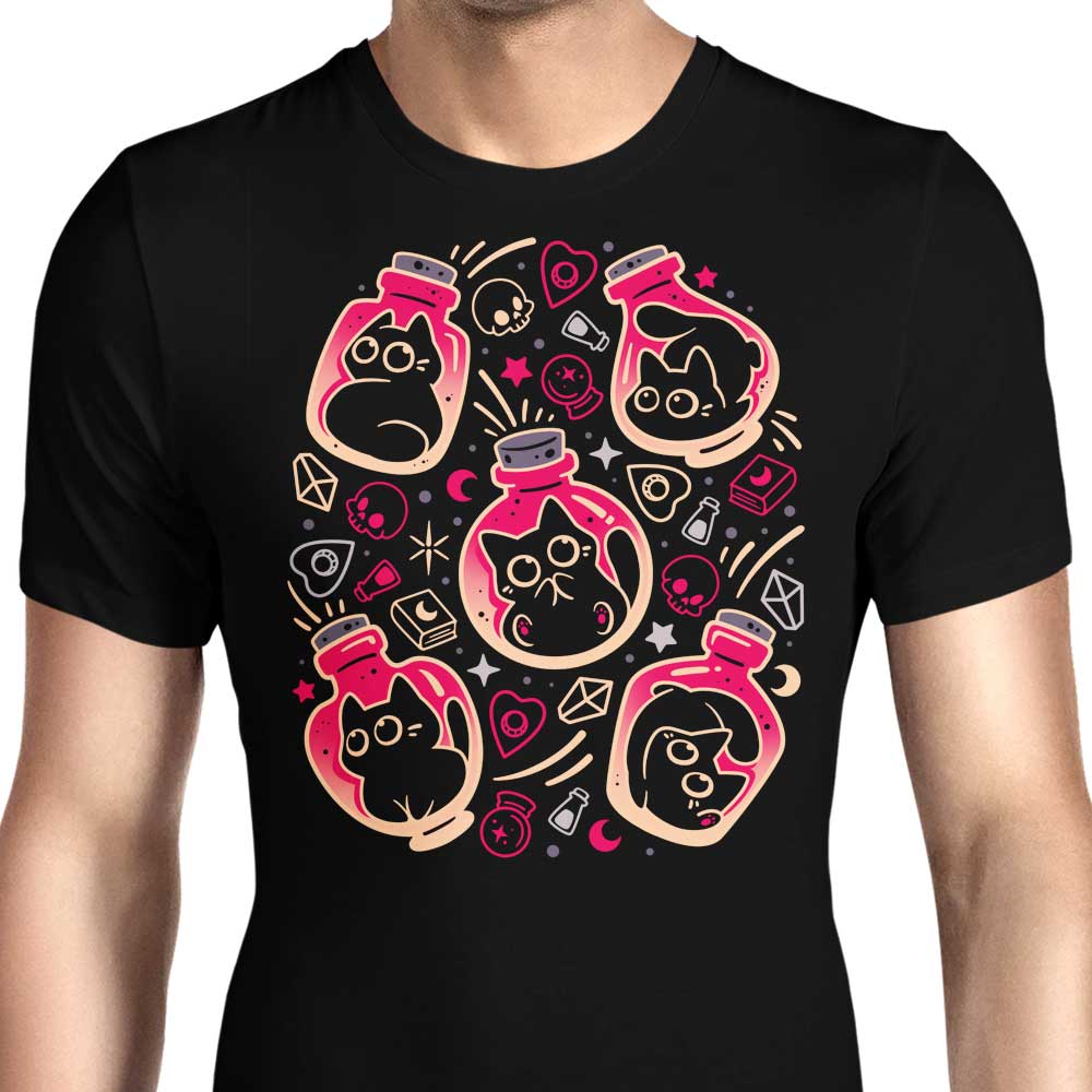 Tiny Bottled Kittens Men's Apparel - Adult & Kids T-Shirts, Sweatshirts & Hoodies apparel design preview 1