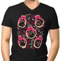 Tiny Bottled Kittens Men's V-Neck - Adult & Kids T-Shirts, Sweatshirts & Hoodies apparel design preview 1