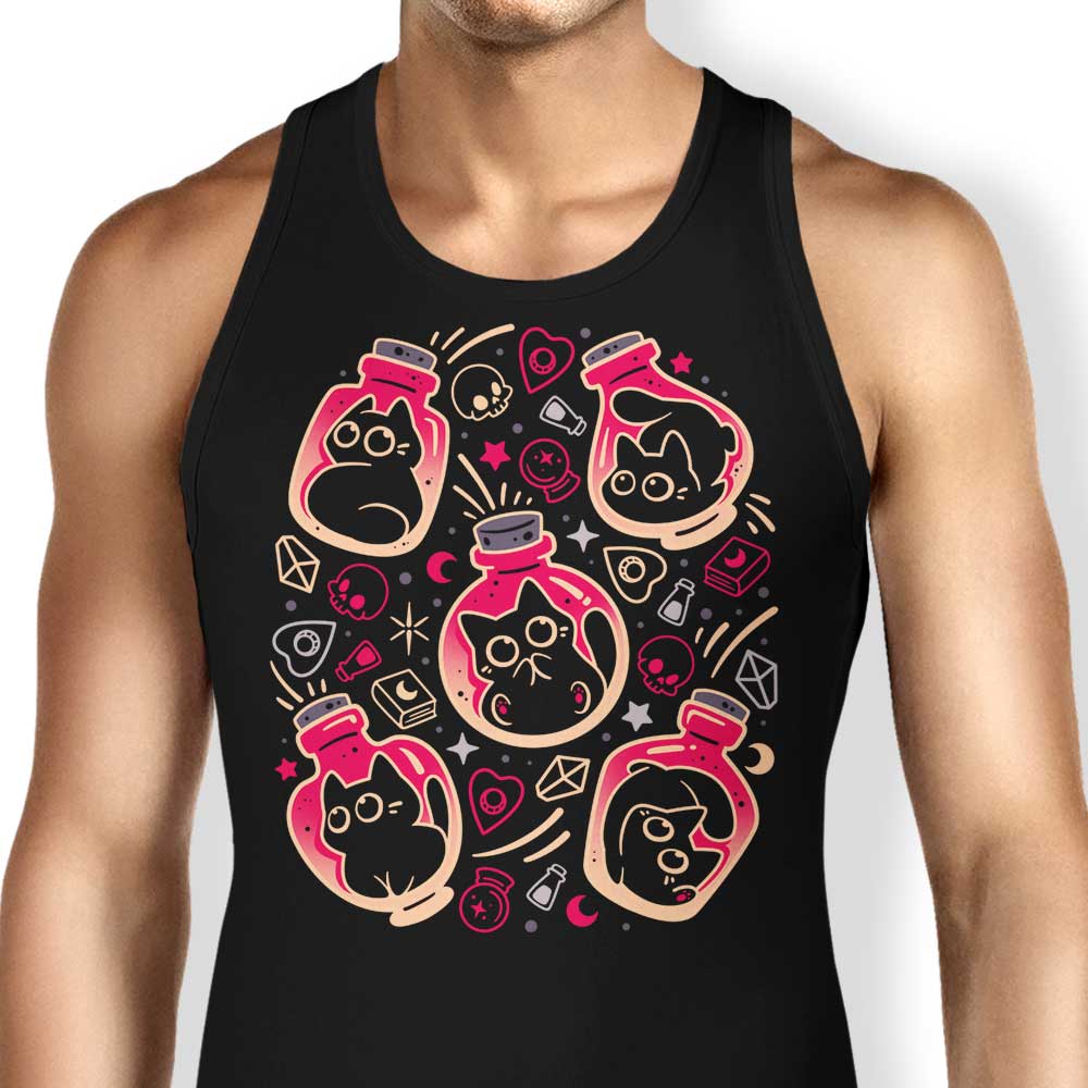 Tiny Bottled Kittens Tank Top - Adult & Kids T-Shirts, Sweatshirts & Hoodies apparel design preview 1
