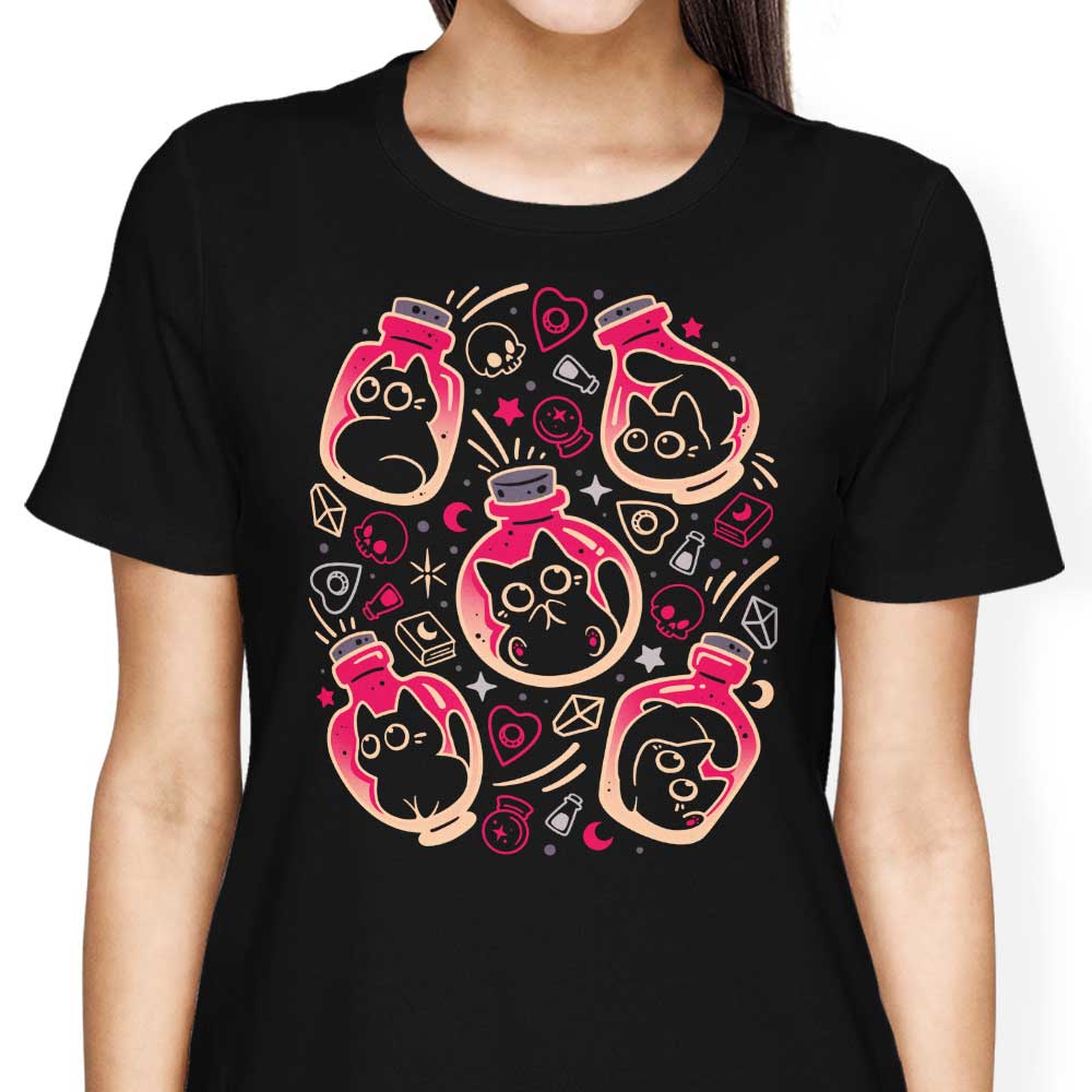 Tiny Bottled Kittens Women's Apparel - Adult & Kids T-Shirts, Sweatshirts & Hoodies apparel design preview 1