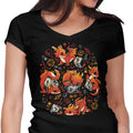 Tiny Dragon Dice Women's V-Neck - Adult & Kids T-Shirts, Sweatshirts & Hoodies apparel design preview 1