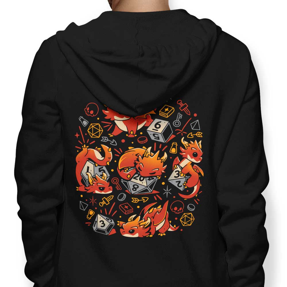 Tiny Dragon Dice - Adult & Kids T-Shirts, Sweatshirts & Hoodies apparel design preview 1