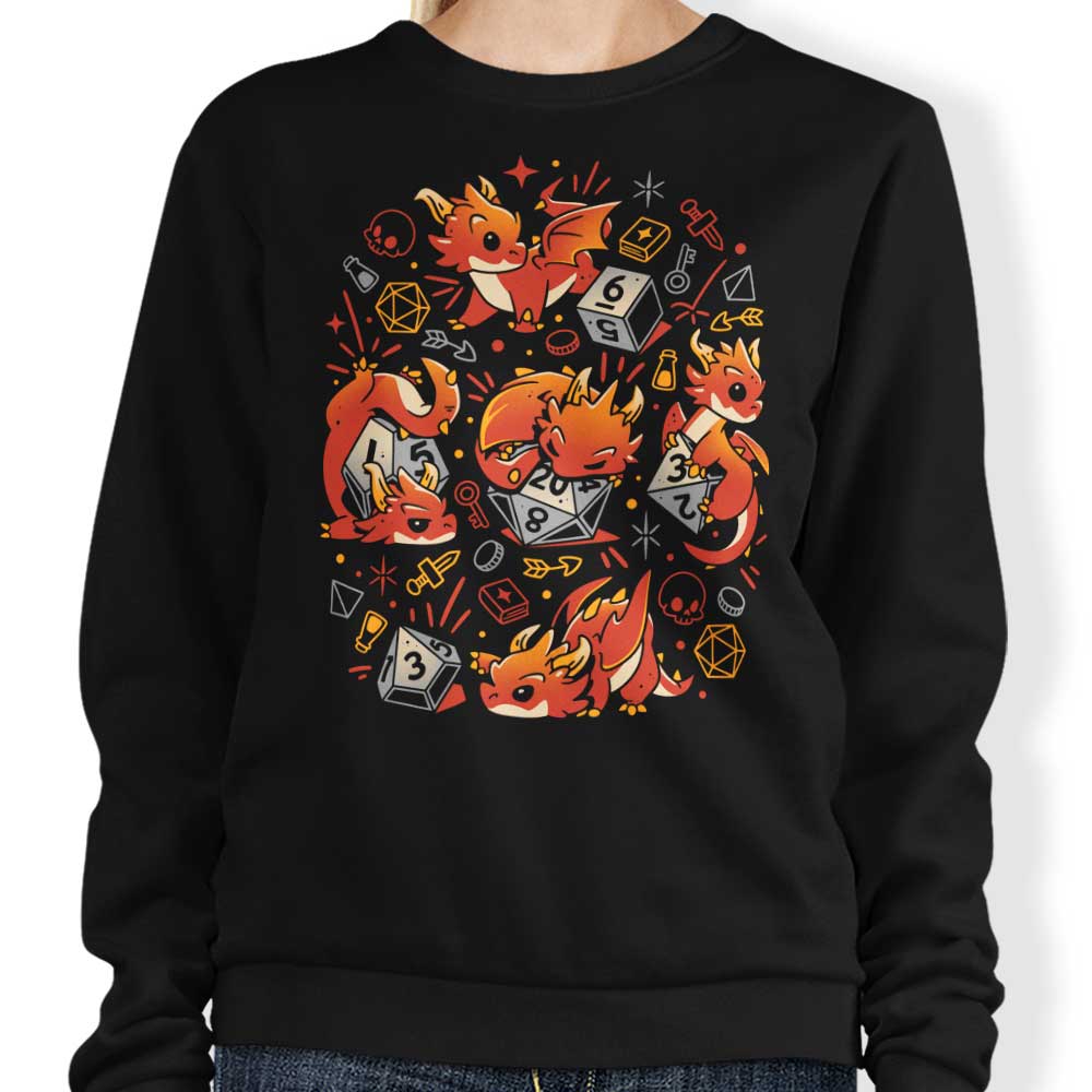 Tiny Dragon Dice - Adult & Kids T-Shirts, Sweatshirts & Hoodies apparel design preview 1