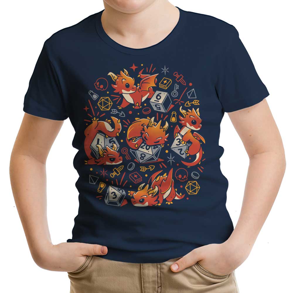 Tiny Dragon Dice Youth Apparel - Adult & Kids T-Shirts, Sweatshirts & Hoodies apparel design preview 2