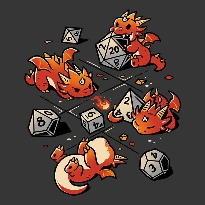 Tiny Dragons Party - Adult & Kids T-Shirts, Sweatshirts & Hoodies apparel design preview 2