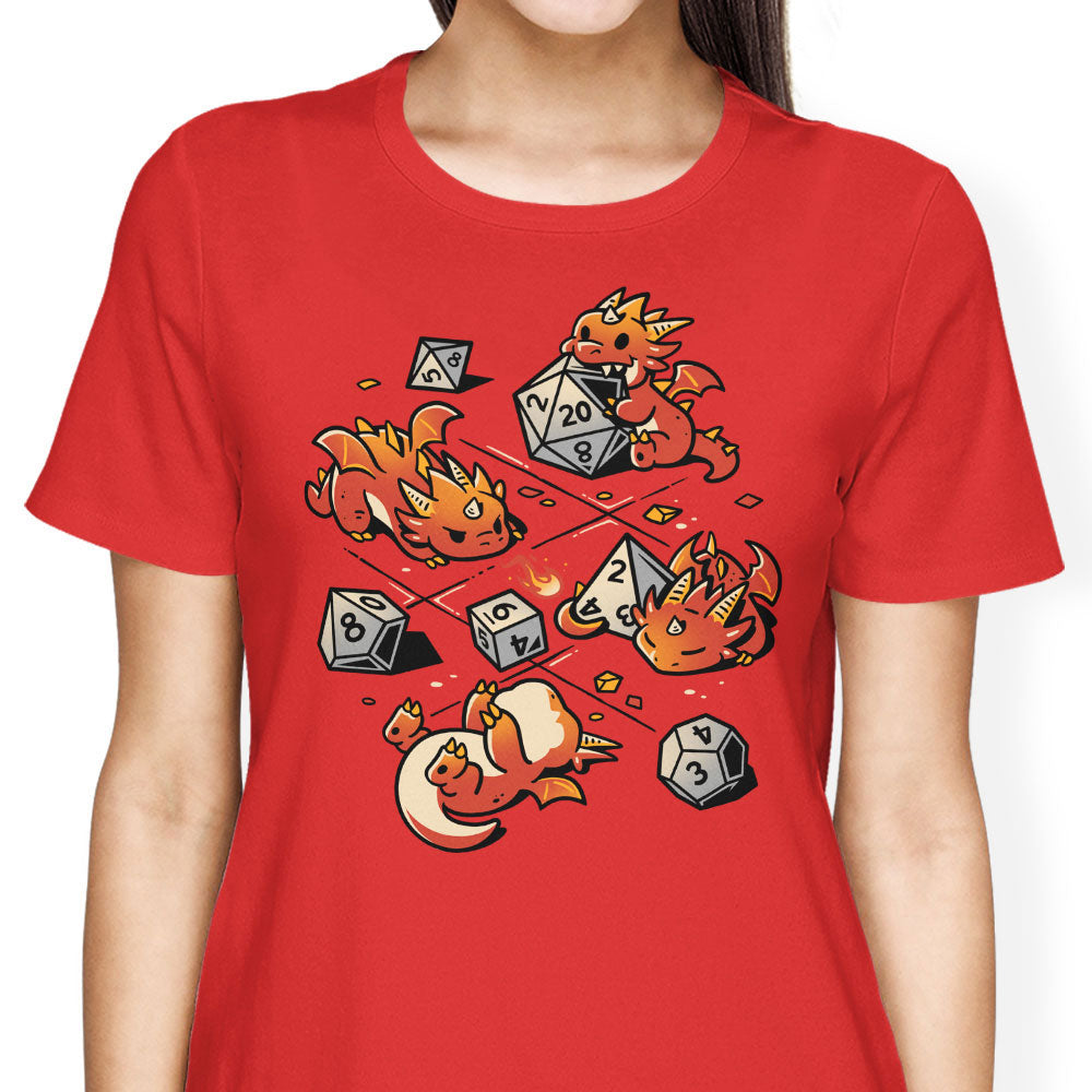 Tiny Dragons Party Women's Apparel - Adult & Kids T-Shirts, Sweatshirts & Hoodies apparel design preview 2