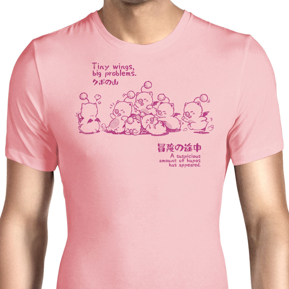 Tiny Wings, Big Problems Men's Apparel - Adult & Kids T-Shirts, Sweatshirts & Hoodies apparel design preview 1