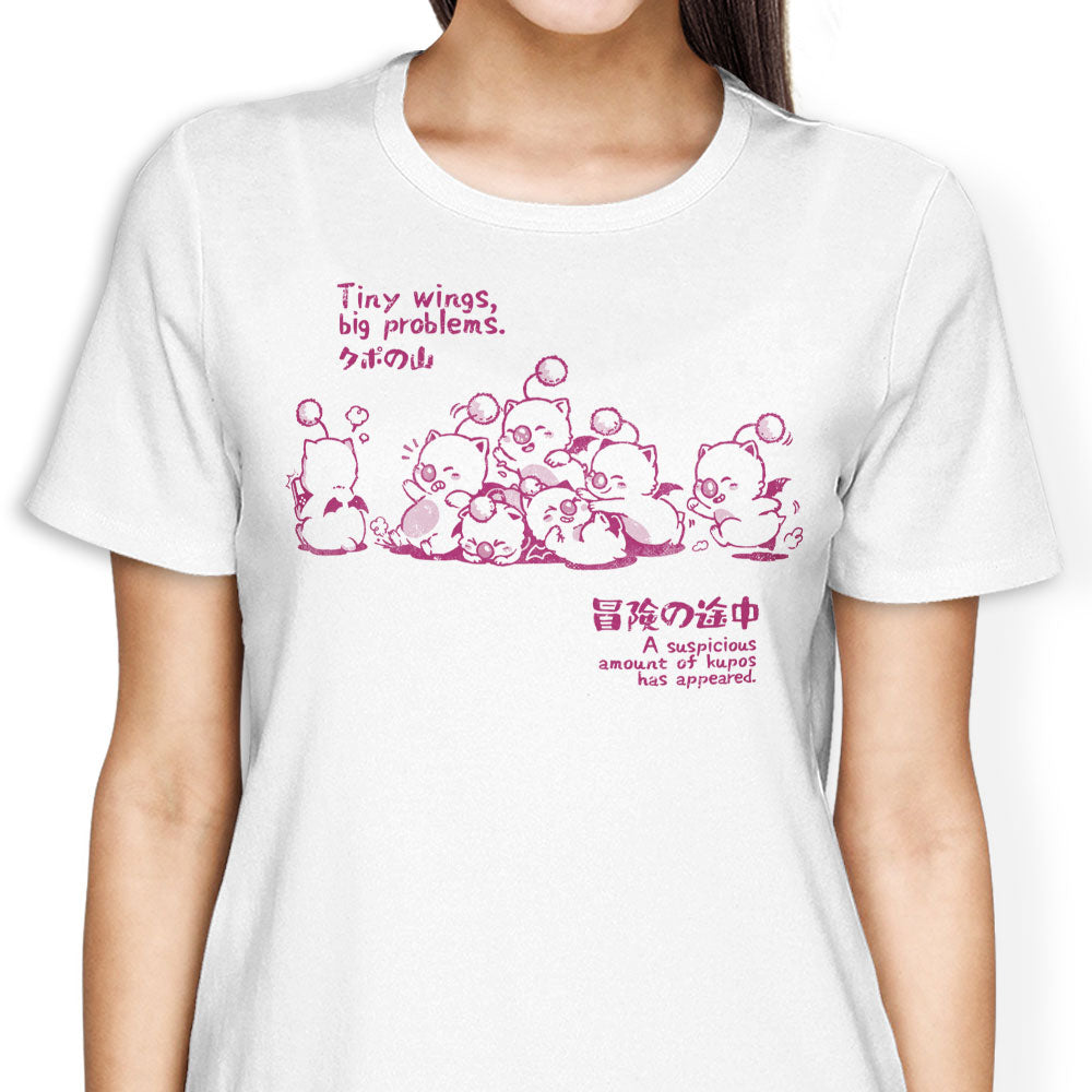 Tiny Wings, Big Problems Women's Apparel - Adult & Kids T-Shirts, Sweatshirts & Hoodies apparel design preview 2