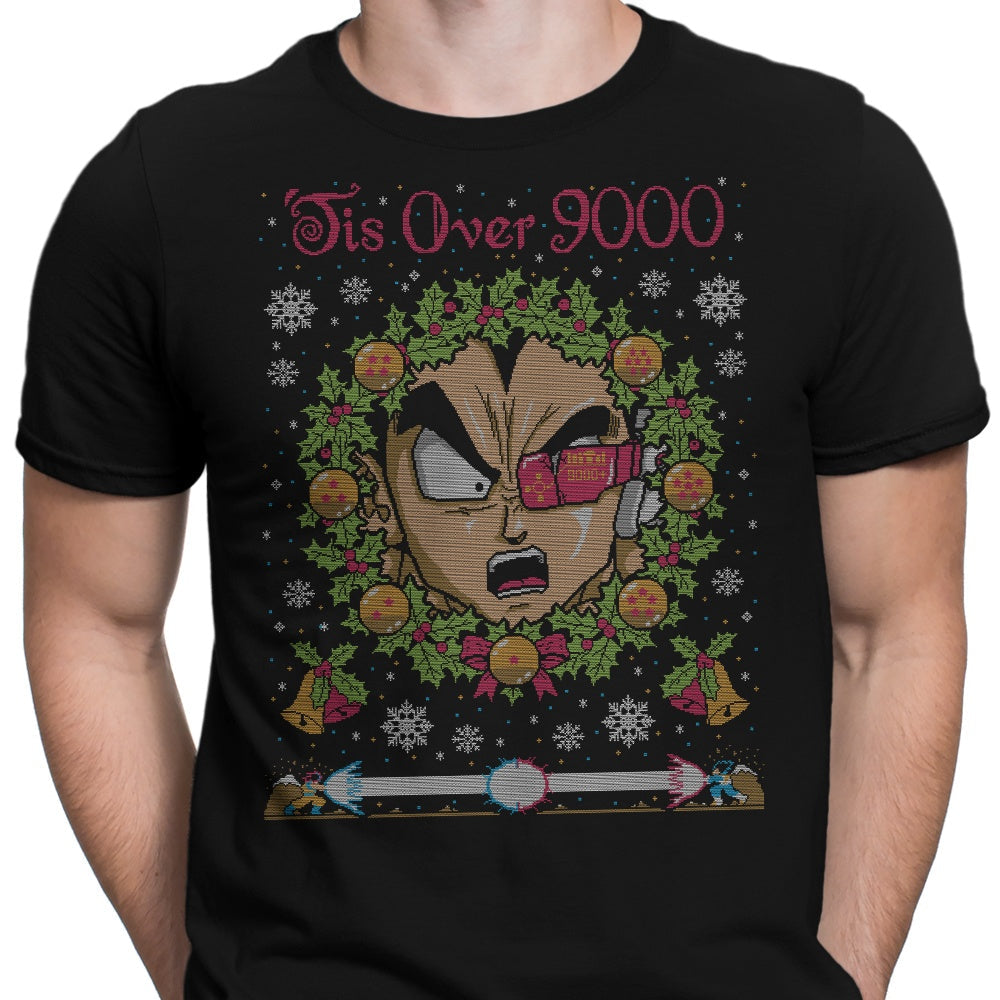 Tis Over 9000 Men's Apparel - Adult & Kids T-Shirts, Sweatshirts & Hoodies apparel design preview 2