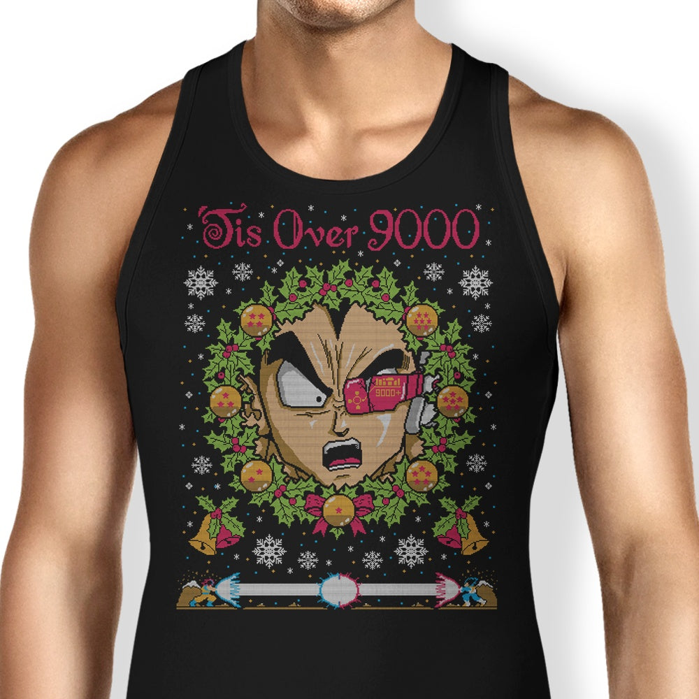 Tis Over 9000 Tank Top - Adult & Kids T-Shirts, Sweatshirts & Hoodies apparel design preview 1