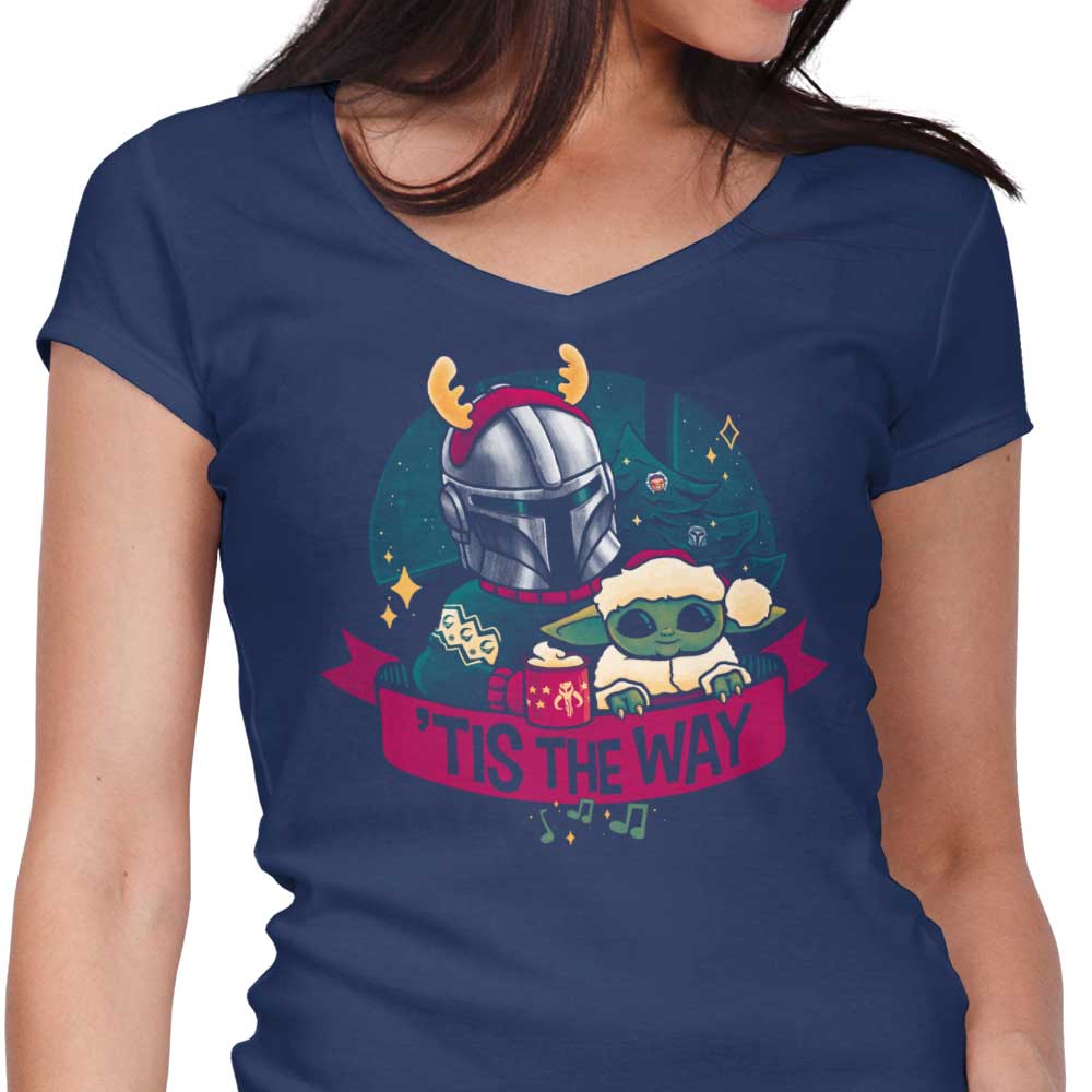 Tis the Way Women's V-Neck - Adult & Kids T-Shirts, Sweatshirts & Hoodies apparel design preview 1