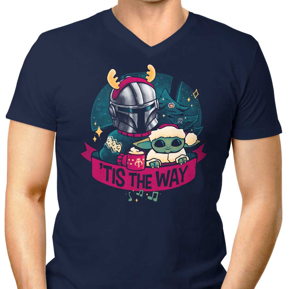 Tis the Way Men's V-Neck - Adult & Kids T-Shirts, Sweatshirts & Hoodies apparel design preview 1