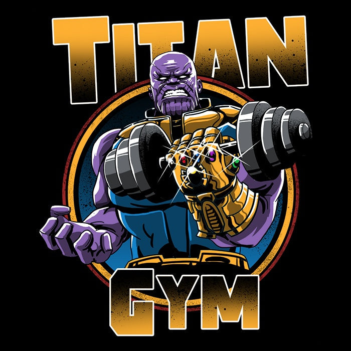 Titan Gym Men's V-Neck - Adult & Kids T-Shirts, Sweatshirts & Hoodies apparel design preview 2