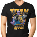Titan Gym Men's V-Neck - Adult & Kids T-Shirts, Sweatshirts & Hoodies apparel design preview 1