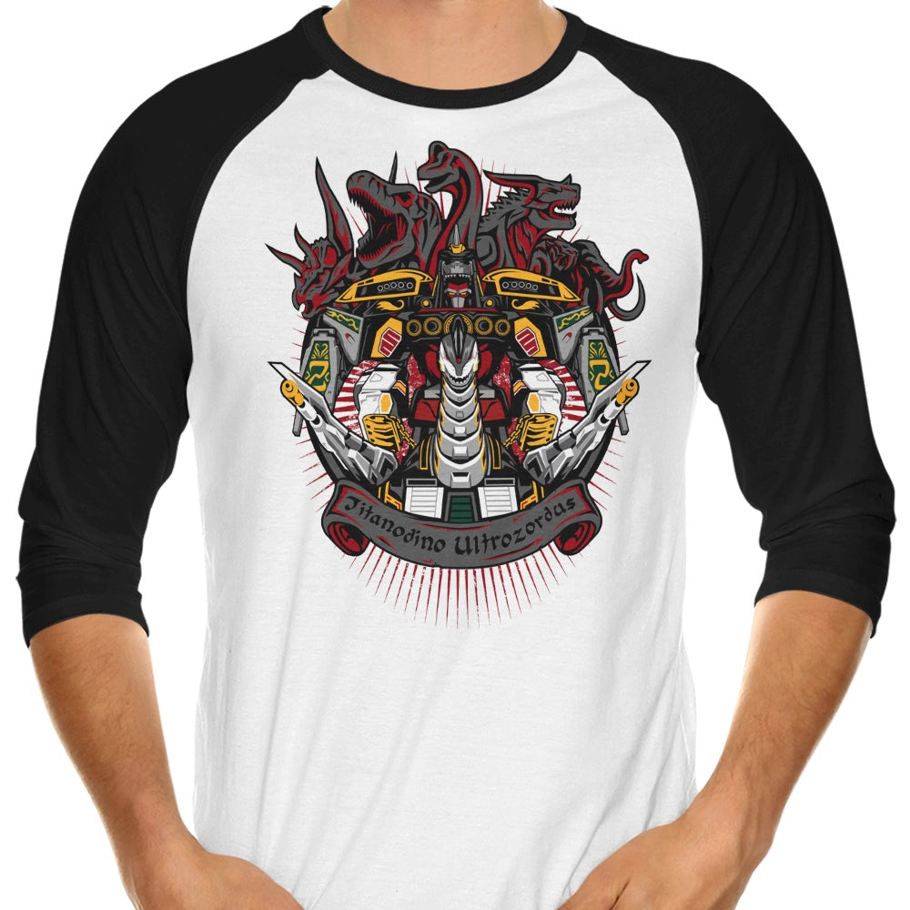 Titanodino Ultrozordus 3/4 Sleeve Raglan - Adult & Kids T-Shirts, Sweatshirts & Hoodies apparel design preview 1