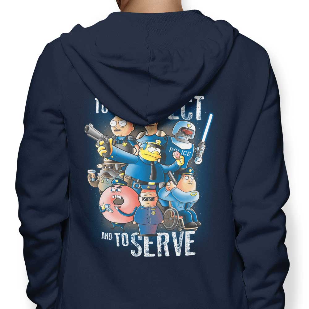 To Protect and Serve - Adult & Kids T-Shirts, Sweatshirts & Hoodies apparel design preview 1