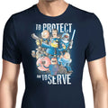 To Protect and Serve Men's Apparel - Adult & Kids T-Shirts, Sweatshirts & Hoodies apparel design preview 1