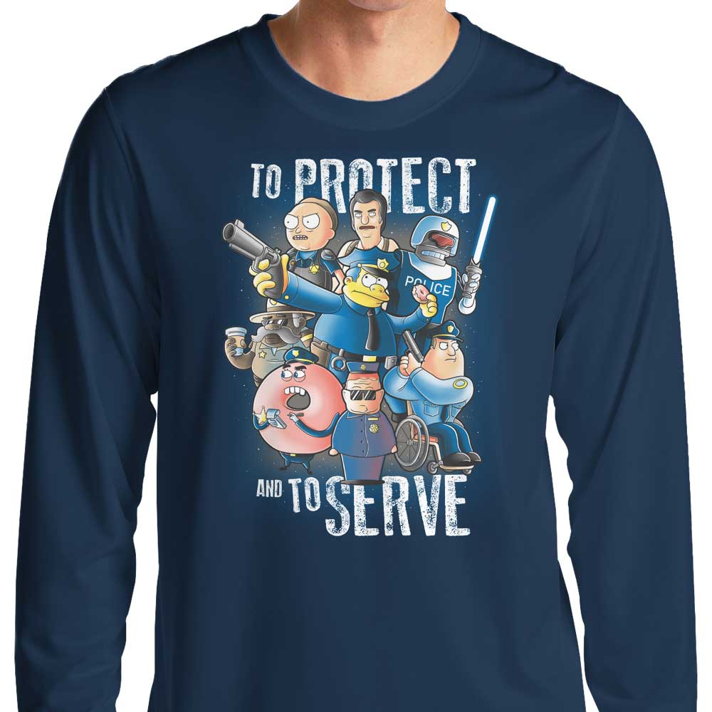 To Protect and Serve - Adult & Kids T-Shirts, Sweatshirts & Hoodies apparel design preview 1