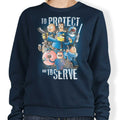 To Protect and Serve - Adult & Kids T-Shirts, Sweatshirts & Hoodies apparel design preview 1