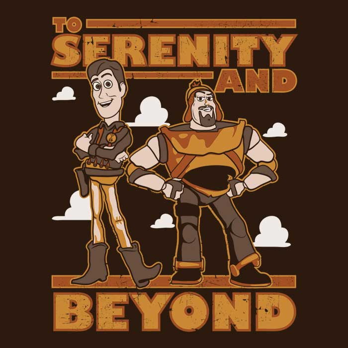 To Serenity and Beyond Men's Apparel - Adult & Kids T-Shirts, Sweatshirts & Hoodies apparel design preview 2
