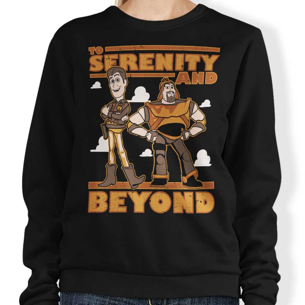 To Serenity and Beyond - Adult & Kids T-Shirts, Sweatshirts & Hoodies apparel design preview 1