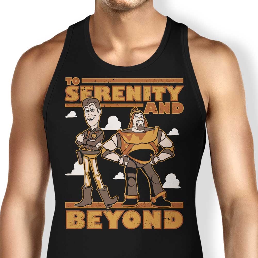 To Serenity and Beyond Tank Top - Adult & Kids T-Shirts, Sweatshirts & Hoodies apparel design preview 1