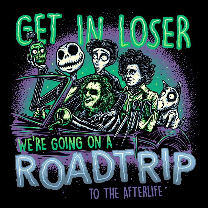 To the Afterlife Women's V-Neck - Adult & Kids T-Shirts, Sweatshirts & Hoodies apparel design preview 2