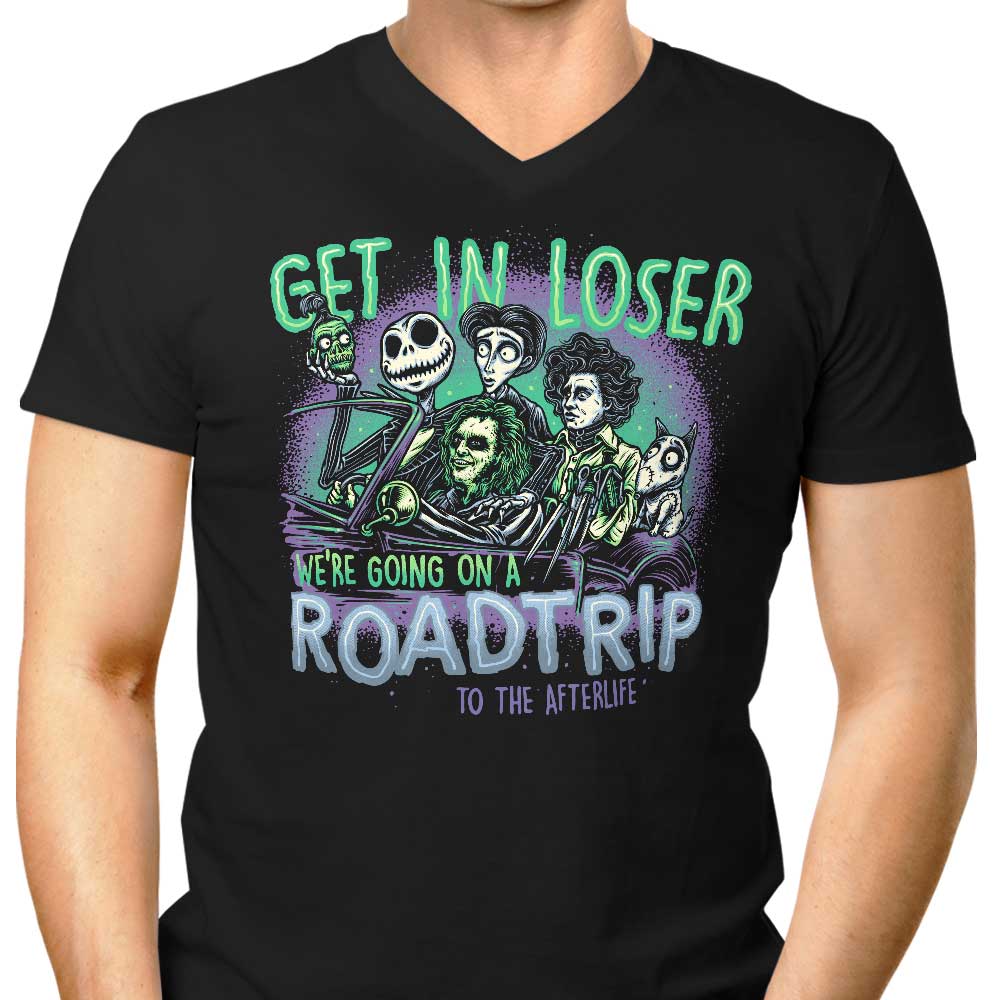 To the Afterlife Men's V-Neck - Adult & Kids T-Shirts, Sweatshirts & Hoodies apparel design preview 1