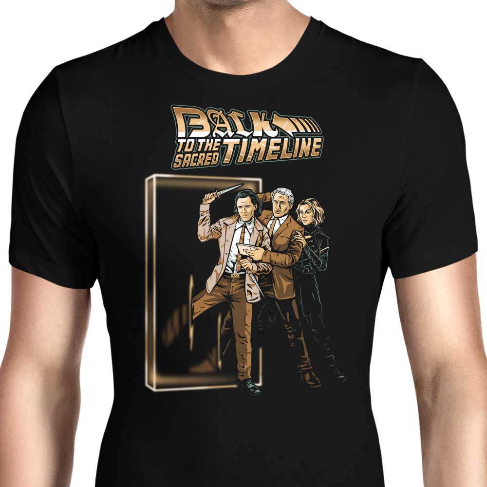 To the Sacred Timeline Men's Apparel - Adult & Kids T-Shirts, Sweatshirts & Hoodies apparel design preview 1