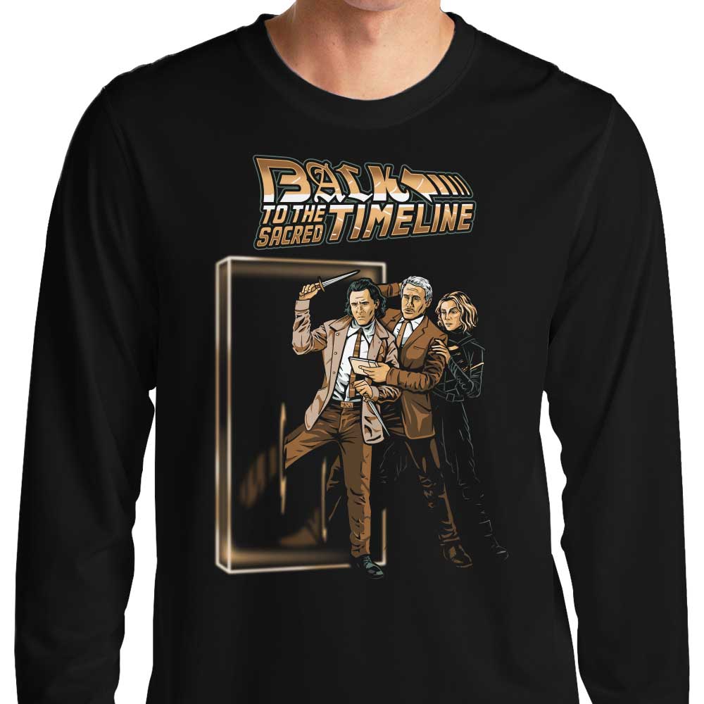 To the Sacred Timeline - Adult & Kids T-Shirts, Sweatshirts & Hoodies apparel design preview 1