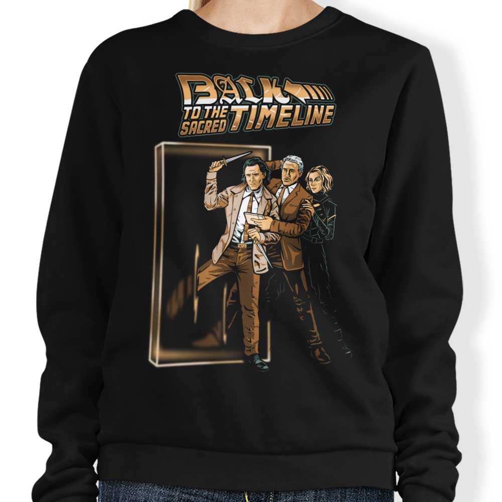 To the Sacred Timeline - Adult & Kids T-Shirts, Sweatshirts & Hoodies apparel design preview 1