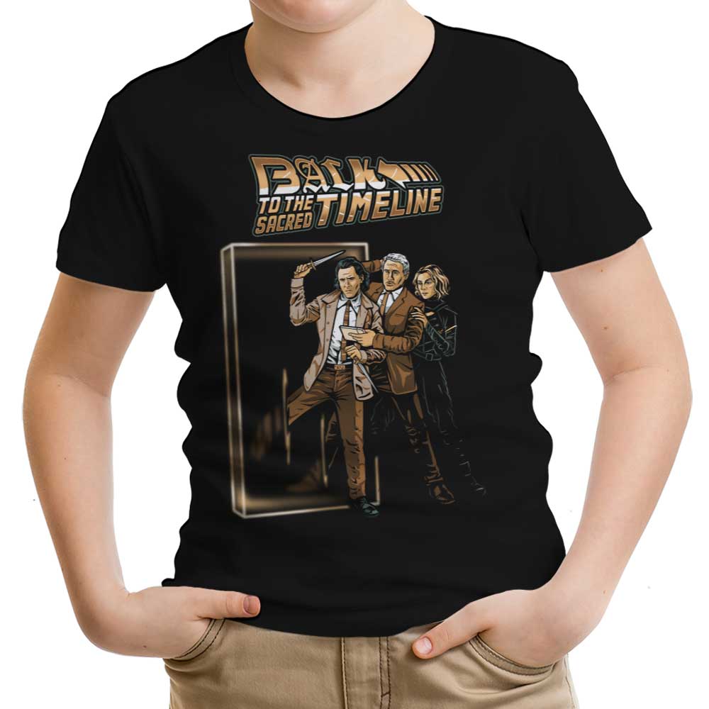 To the Sacred Timeline Youth Apparel - Adult & Kids T-Shirts, Sweatshirts & Hoodies apparel design preview 1