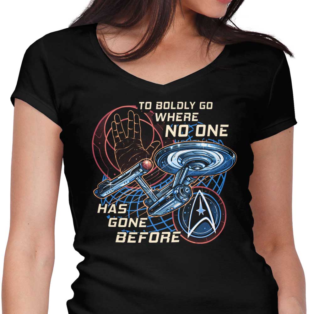 To the Stars Women's V-Neck - Adult & Kids T-Shirts, Sweatshirts & Hoodies apparel design preview 1