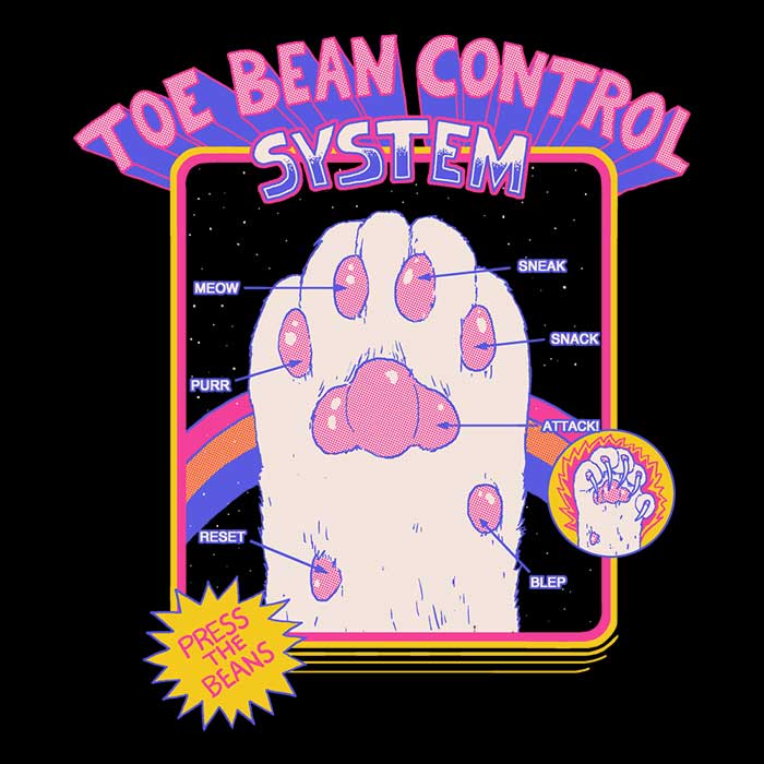 Toe Bean Control System Men's Apparel - Adult & Kids T-Shirts, Sweatshirts & Hoodies apparel design preview 2