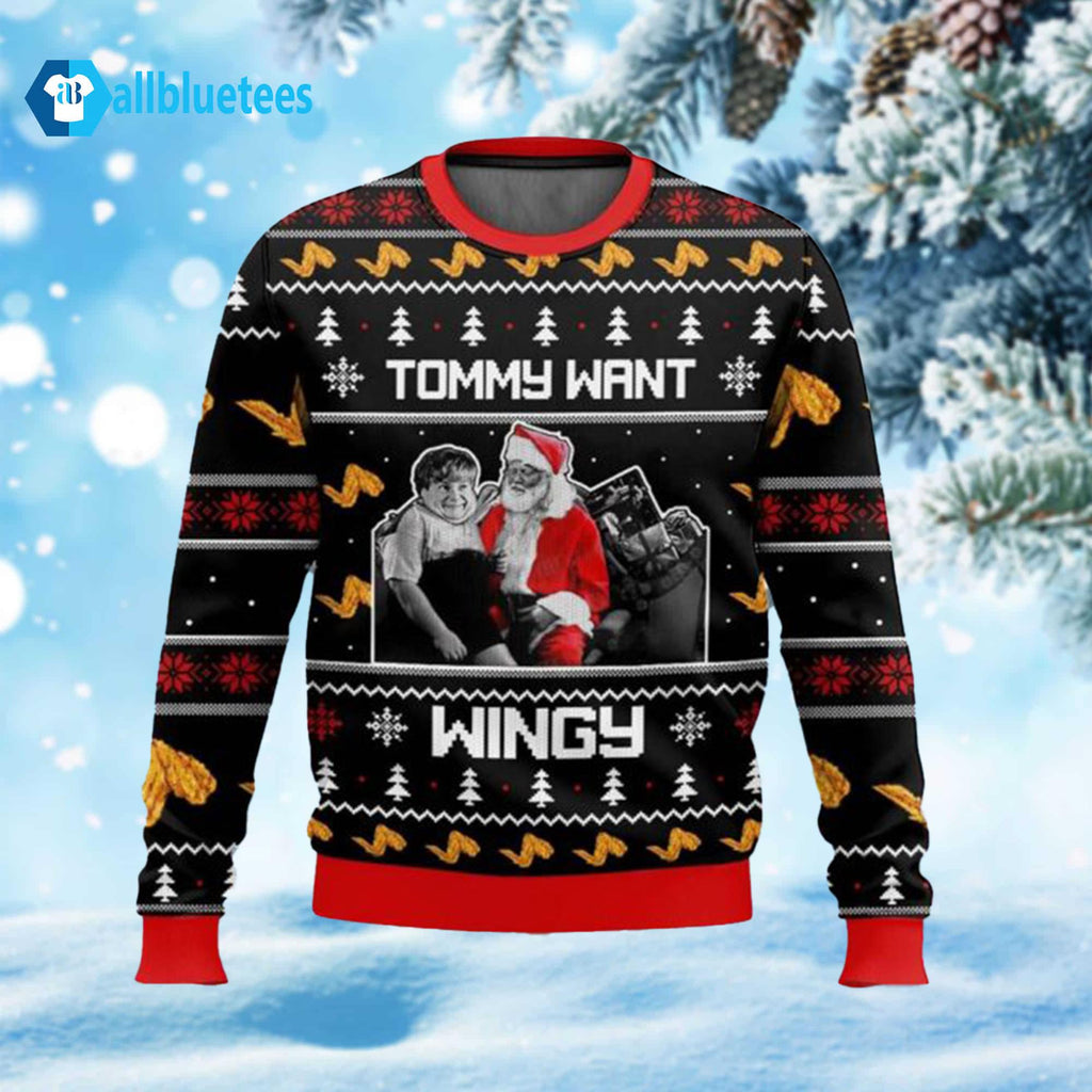 Tommy Want Wingy Ugly Christmas Sweater product image