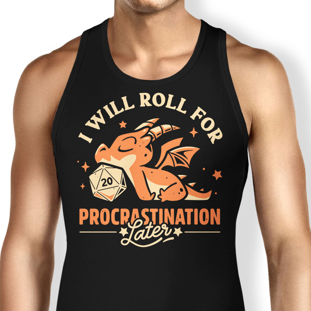 Too Lazy to Roll Tank Top - Adult & Kids T-Shirts, Sweatshirts & Hoodies apparel design preview 1