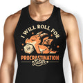 Too Lazy to Roll Tank Top - Adult & Kids T-Shirts, Sweatshirts & Hoodies apparel design preview 1