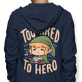 Too Tired to Hero - Adult & Kids T-Shirts, Sweatshirts & Hoodies apparel design preview 1