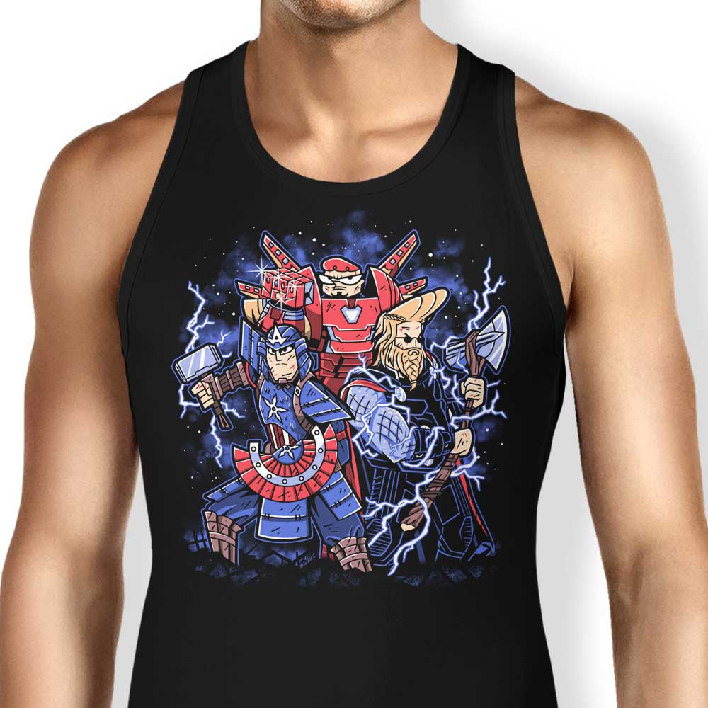 Toonvengers Trinity Tank Top - Adult & Kids T-Shirts, Sweatshirts & Hoodies apparel design preview 1